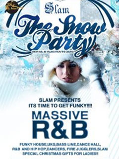 SLAM presents THE SNOW PARTY snow will b artwork  1038