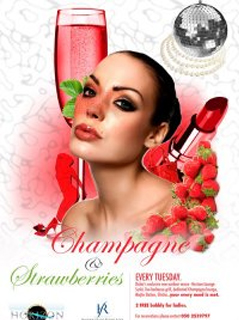 Champagne &amp; Strawberries artwork  1155