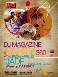 Dj Magazine Party @ 360 - 22nd April artwork  1504