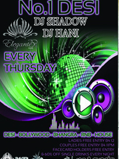 No.1 Desi @ Elegante Club artwork  1577