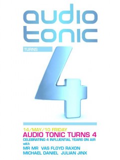 'audio tonic' - Celebrating 4 Years on t artwork  1629