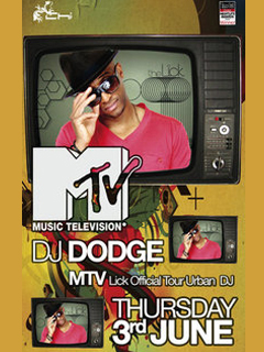 MTV 'The Lick' official tour DJ DODGE at artwork  1745