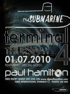 TERMINAL 4 feat. PAUL HAMILTON @ CLUB SU artwork  1905