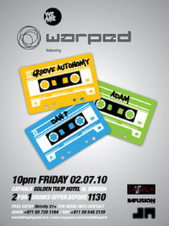WARPED feat. GROOVE AUTONOMY, DAN P &amp artwork  1909