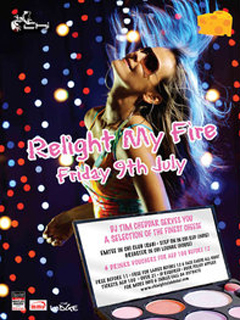 Cheese ★ RELIGHT MY FIRE ★ Retro Nig artwork  1954