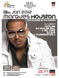 Marques Houston live in dubai at Chi gar artwork  4529