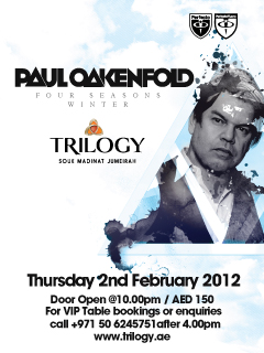 TRILOGY pres *** PAUL OAKENFOLD**** Four artwork  4573