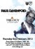 TRILOGY pres *** PAUL OAKENFOLD**** Four Seasons Tour Thurs 2nd Feb 2012