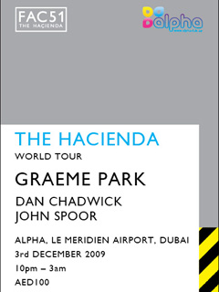 The Hacienda world tour artwork  906