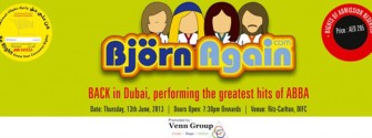 Bjorn Again in Dubai! artwork 2013-jun-13