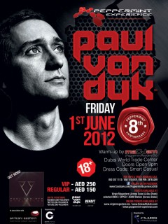 PAUL VAN DYK Peppermint Experience 8th A artwork 2012-jun-01