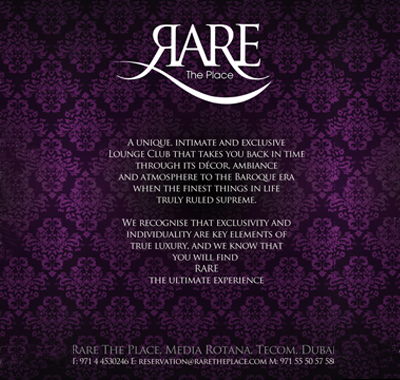 RARE The Place picture Dubai RARE The Place picture Dubai