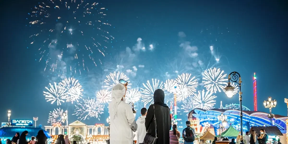 Fireworks at Global Village