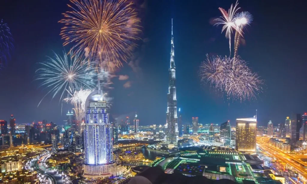 New Year’s Eve Fireworks Display In Dubai