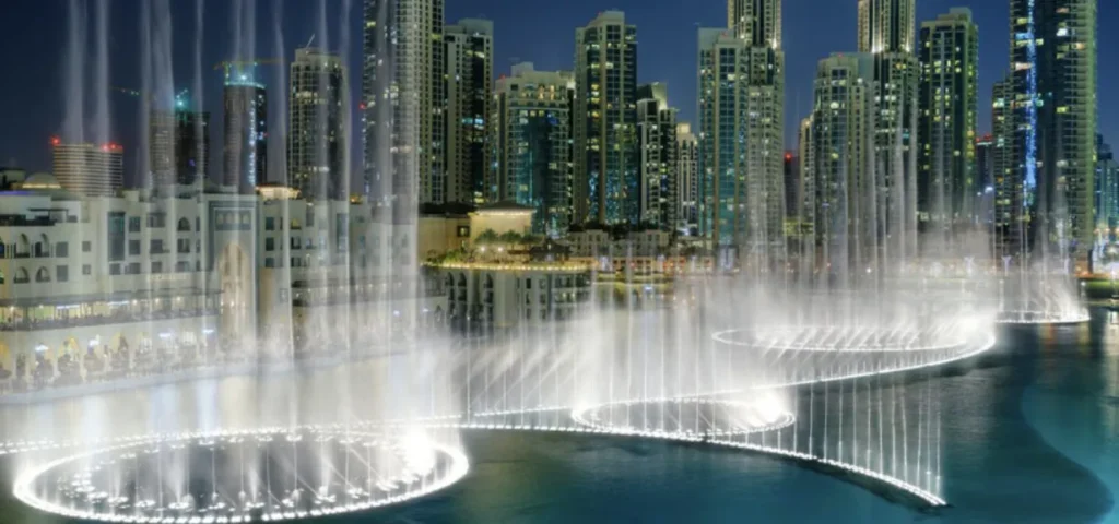 Dubai Mall Dancing Fountain