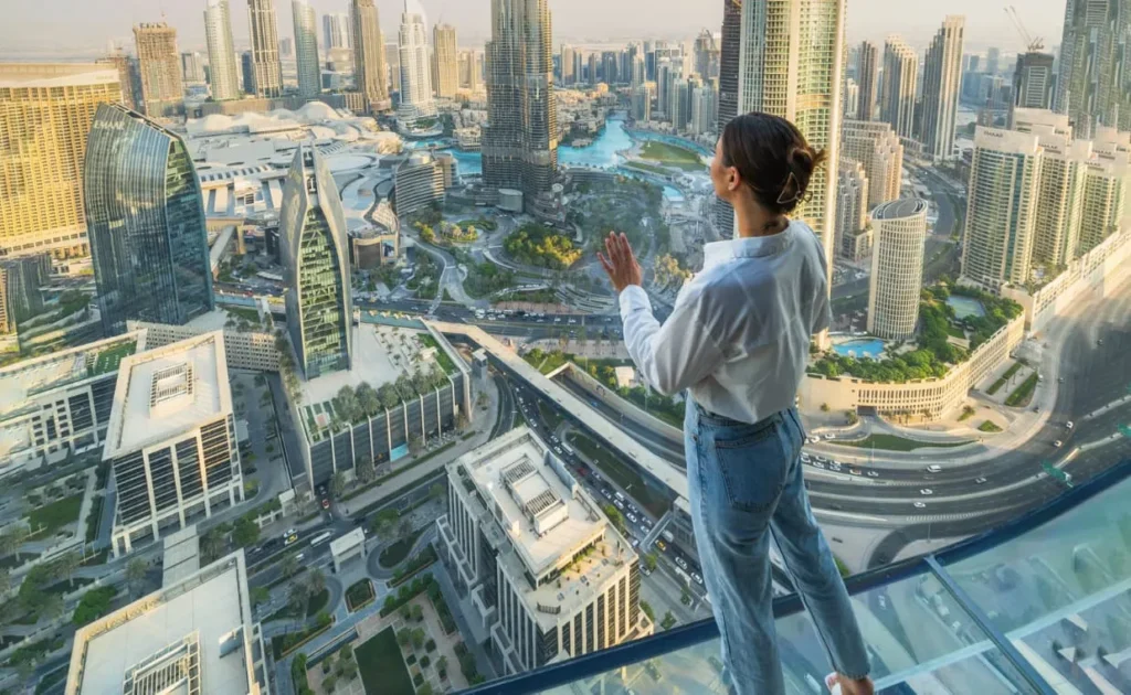 The View From Sky Views Observatory Dubai