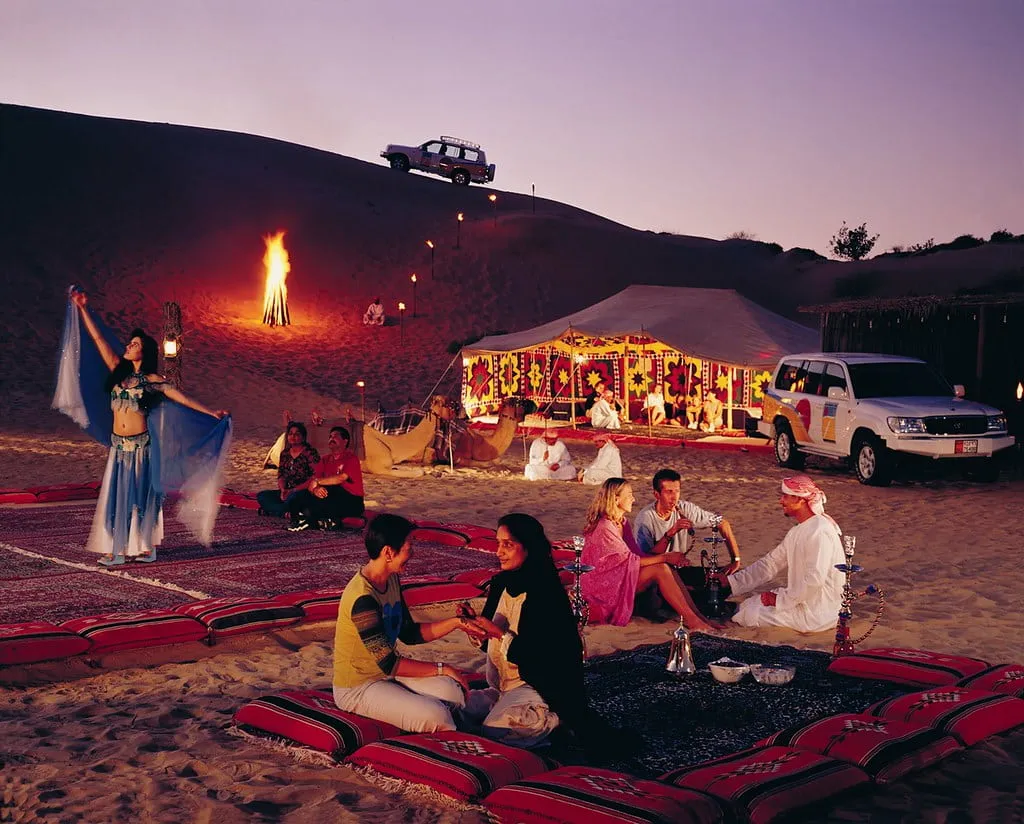 desert camp in desert safari dubai