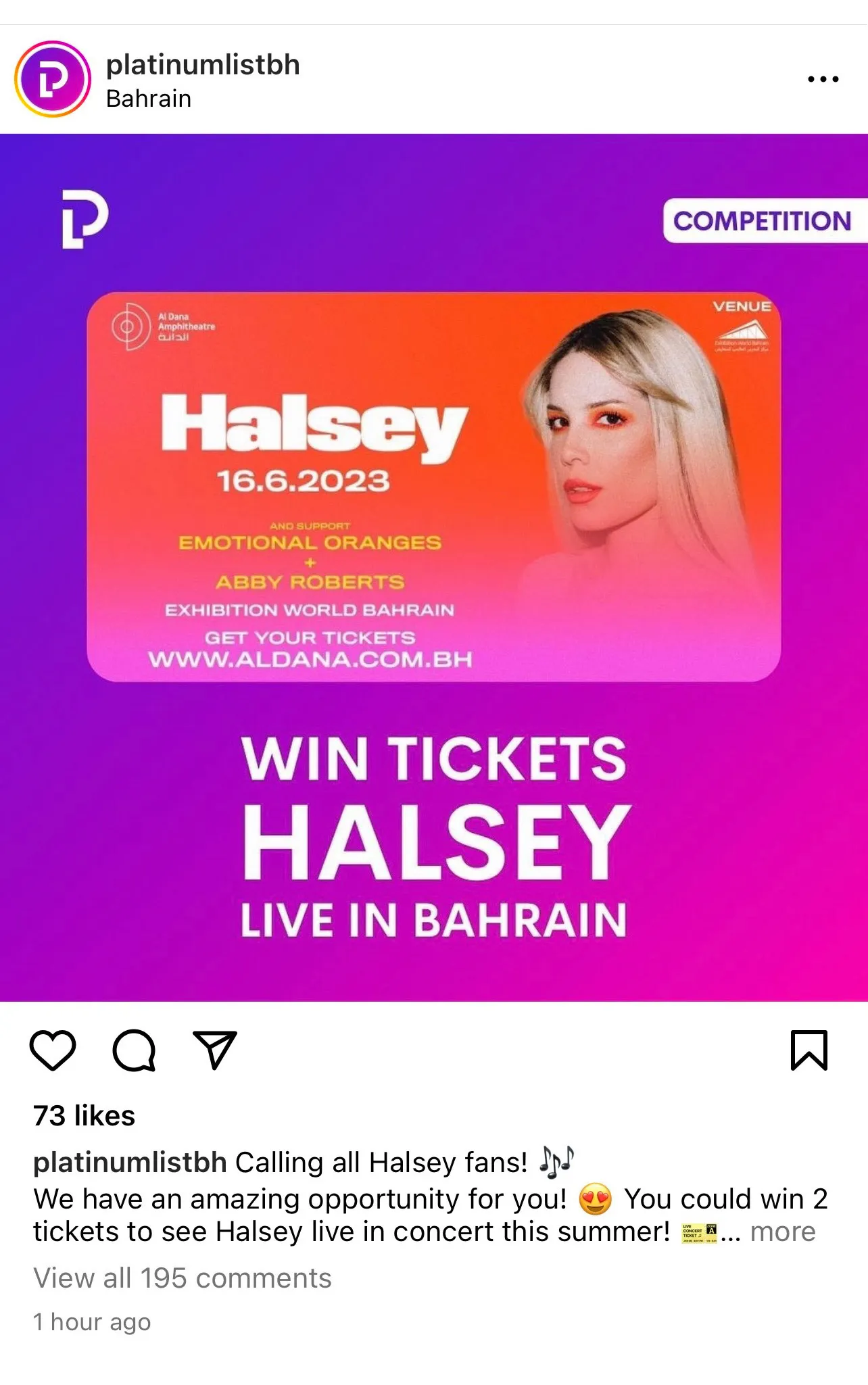 Win Tickets To Halsey In Bahrain.jpg