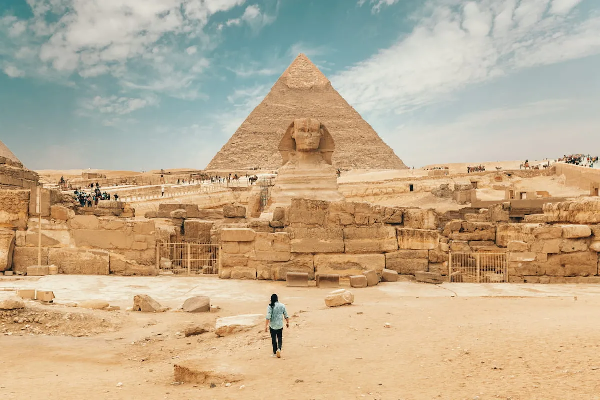 Pyramids of Giza, photographed by Spencer Davis