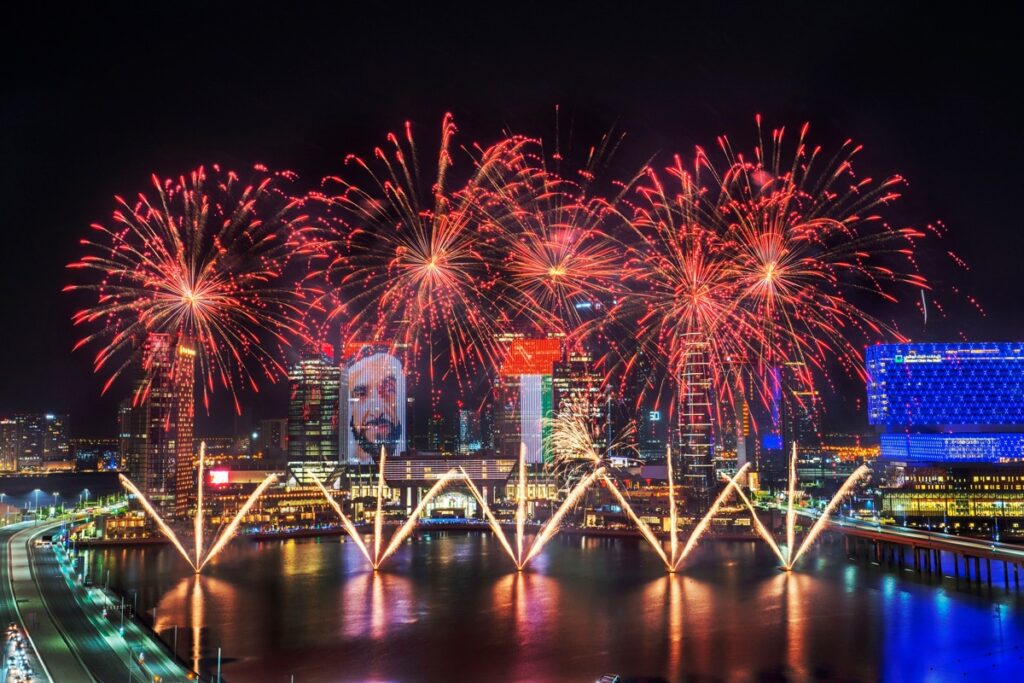 UAE National Day Fireworks in Abu Dhabi