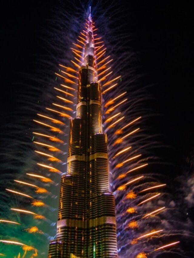 Dubai,,Uae,-,Jan,1,,2014.,New,Year,Celebratory,Fireworks