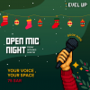 Open mic at Level up Riyadh
